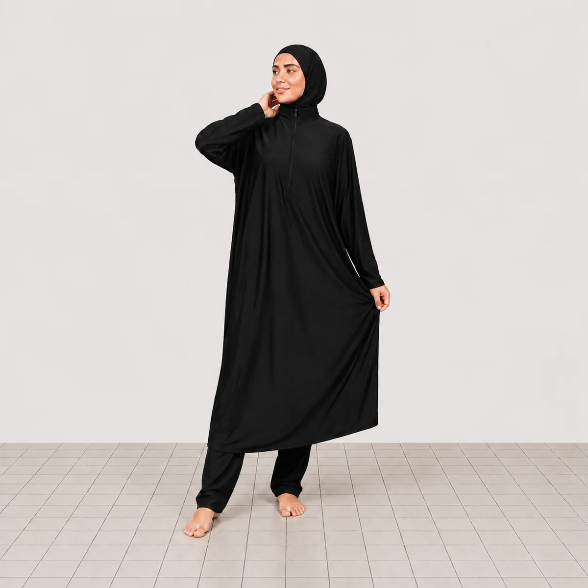 Burkini Oasis — أسود
