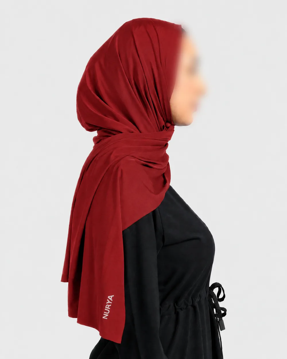 Flow Sports Hijab — أحمر