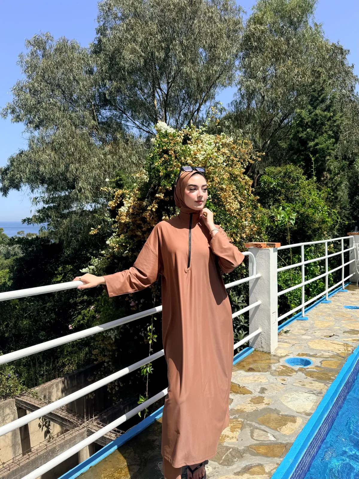 بوركيني نوريا باللون البني