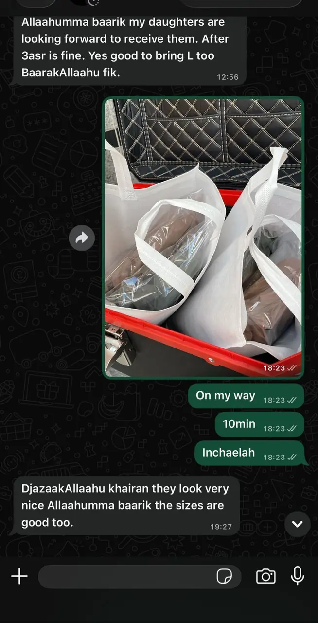 طلبت عدة قطع لبناتها — والمقاسات جاءت مضبوطة.